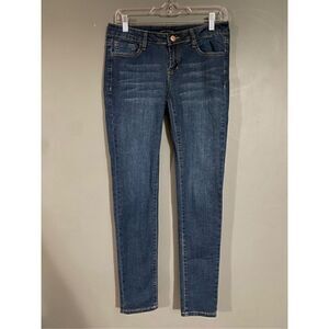 Denim Couture Red Dark Wash Skinny Jeans Size 5 NWOT